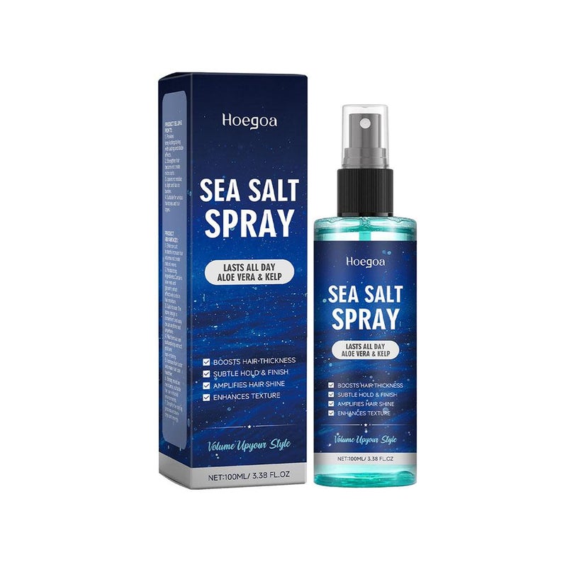 HOEGOA Hair Sea Salt Styling Spray - Moisturizing, Nourishing, Styling, and Curling Treatment Spray 100ml HG-A03-0146-01